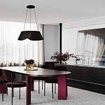 Подвесной светильник круглый с контрастной внутренней отделкой Assol Сup варинант исполнения - 6 | Loft Concept в Волгограде