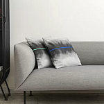 Чехол на подушку хлопковый Blake Boundaries Blue варинант исполнения - 5 | Loft Concept в Волгограде