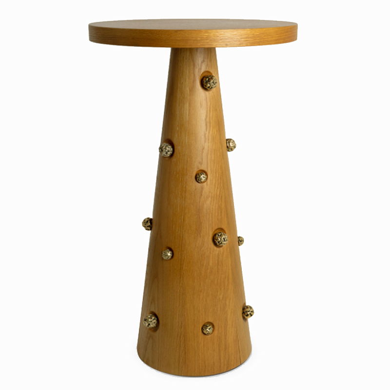 Приставной столик Okinawa Ginger Side table Горчичный Золотой в Волгограде | Loft Concept 