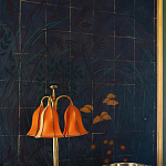 Обои ручная роспись Tsukimi Original colourway on gilded silk with antiquing варинант исполнения - 3 | Loft Concept в Волгограде