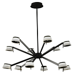 Люстра черного цвета на штанге Noir Supernova варинант исполнения - 2 | Loft Concept в Волгограде