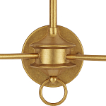 Бра настенное золотого цвета в форме подсвечника Graceful Smoothness варинант исполнения - 1 | Loft Concept в Волгограде