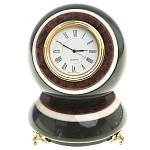 Часы настольные в виде шара из натурального камня Ball Stone Clock варинант исполнения - 7 | Loft Concept в Волгограде