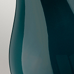 Настольная лампа с коническим дымчато-зелёным абажуром из искусственного шёлка Quintiesse варинант исполнения - 5 | Loft Concept в Волгограде