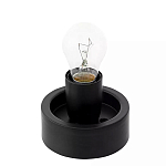 Настольный светильник с янтарным рельефным плафоном Lamp with Frozen Glass Effect варинант исполнения - 2 | Loft Concept в Волгограде