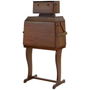 Бар в виде робота дерево шпон Wooden Robot Bar