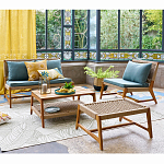 Садовый 2-х местный диван с каркасом из акации Green варинант исполнения - 5 | Loft Concept в Волгограде