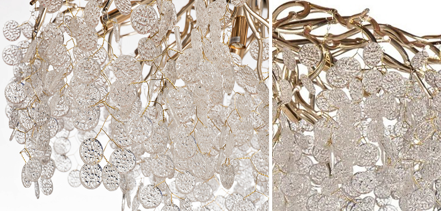 Потолочная люстра FAIRYTREE Champagne Chandelier 100 Потолочная люстра FAIRYTREE Champagne Chandelier 100 - Loft-Concept в Волгограде