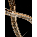 Люстра волнистой формы с фактурным хрустальным плафоном Light Delight варинант исполнения - 5 | Loft Concept в Волгограде