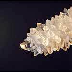 Люстра линейная светодиодная из необработанных кристаллов Mountain Comet варинант исполнения - 2 | Loft Concept в Волгограде