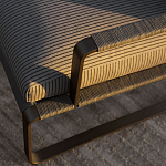 Дизайнерское уличное кресло на металлическом каркасе PHOENIX Armchair варинант исполнения - 10 | Loft Concept в Волгограде