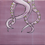 Плитка с узором Осьминог велосипедист варинант исполнения - 4 | Loft Concept в Волгограде