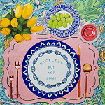 Картина Table Talk Dickless but Not Dumb  варинант исполнения - 1 | Loft Concept в Волгограде