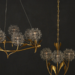 Люстра круглая с декором в виде цветков одуванчика Hanging Dandelion варинант исполнения - 6 | Loft Concept в Волгограде