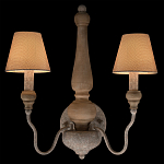 Бра с двумя конусовидными тканевыми абажурами Neighborhood варинант исполнения - 2 | Loft Concept в Волгограде