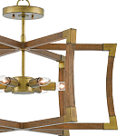 Подвесной светильник в форме фонаря коричневый Brown Eco Lantern варинант исполнения - 1 | Loft Concept в Волгограде