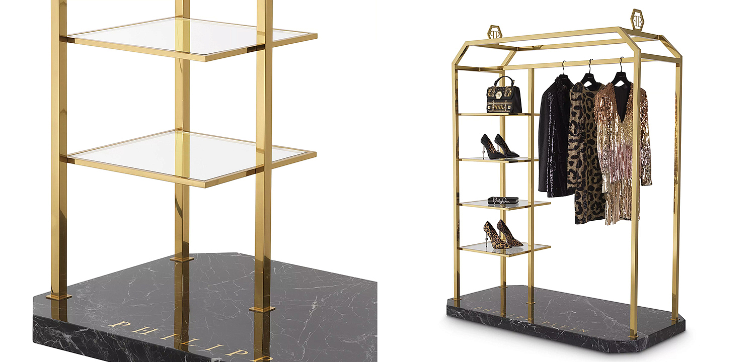 Вешалка для одежды Philipp Plein Clothing stand Couture Вешалка для одежды Philipp Plein Clothing stand Couture - Loft-Concept в Волгограде