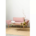 Кофейный столик овальный золотой Modern Mirror Gold Table варинант исполнения - 5 | Loft Concept в Волгограде