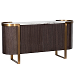 Комод  округлой формы с дверцами Chest of Precious Breed варинант исполнения - 2 | Loft Concept в Волгограде