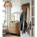 Настенная вешалка из ротанга с полкой Willa Wall Shelf Hanger варинант исполнения - 4 | Loft Concept в Волгограде