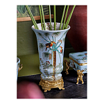 Ваза из фарфора с бронзовыми элементами Tropical Garden варинант исполнения - 8 | Loft Concept в Волгограде