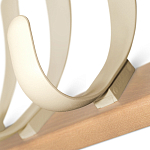 Вешалка настенная с 4-мя бежевыми крючками из пластика Curves Hangers варинант исполнения - 2 | Loft Concept в Волгограде