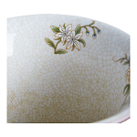 Ваза из голубого фарфора с бронзовыми элементами Blue Garden варинант исполнения - 3 | Loft Concept в Волгограде