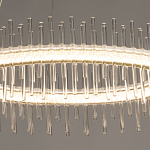 Люстра круглая с прозрачными стеклянными трубками 51 см Nembus варинант исполнения - 5 | Loft Concept в Волгограде