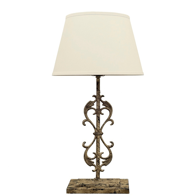 Настольная лампа RH Kerry Artifact Table Lamp Коричневый Бежевый Настольная лампа RH Kerry Artifact Table Lamp Коричневый Бежевый в Волгограде | Loft Concept