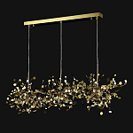 Люстра подвесная из трех частей с металлическими круглыми элементами Terzani Argent варинант исполнения - 4 | Loft Concept в Волгограде