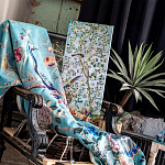 Постер на холсте в стиле шинуазри Playing Weiqi in the Peach Orchard Poster варинант исполнения - 2 | Loft Concept в Волгограде