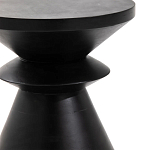 Черный приставной столик из массива AMORPHOUS варинант исполнения - 2 | Loft Concept в Волгограде