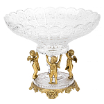 Чаша на бронзовых ножках с тремя ангелами Eden Garden варинант исполнения - 1 | Loft Concept в Волгограде