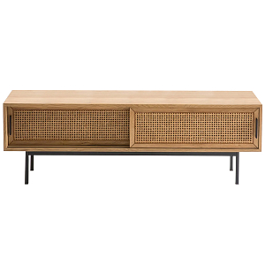 ТВ-тумба с плетеным декором Tate Wicker TV Stand