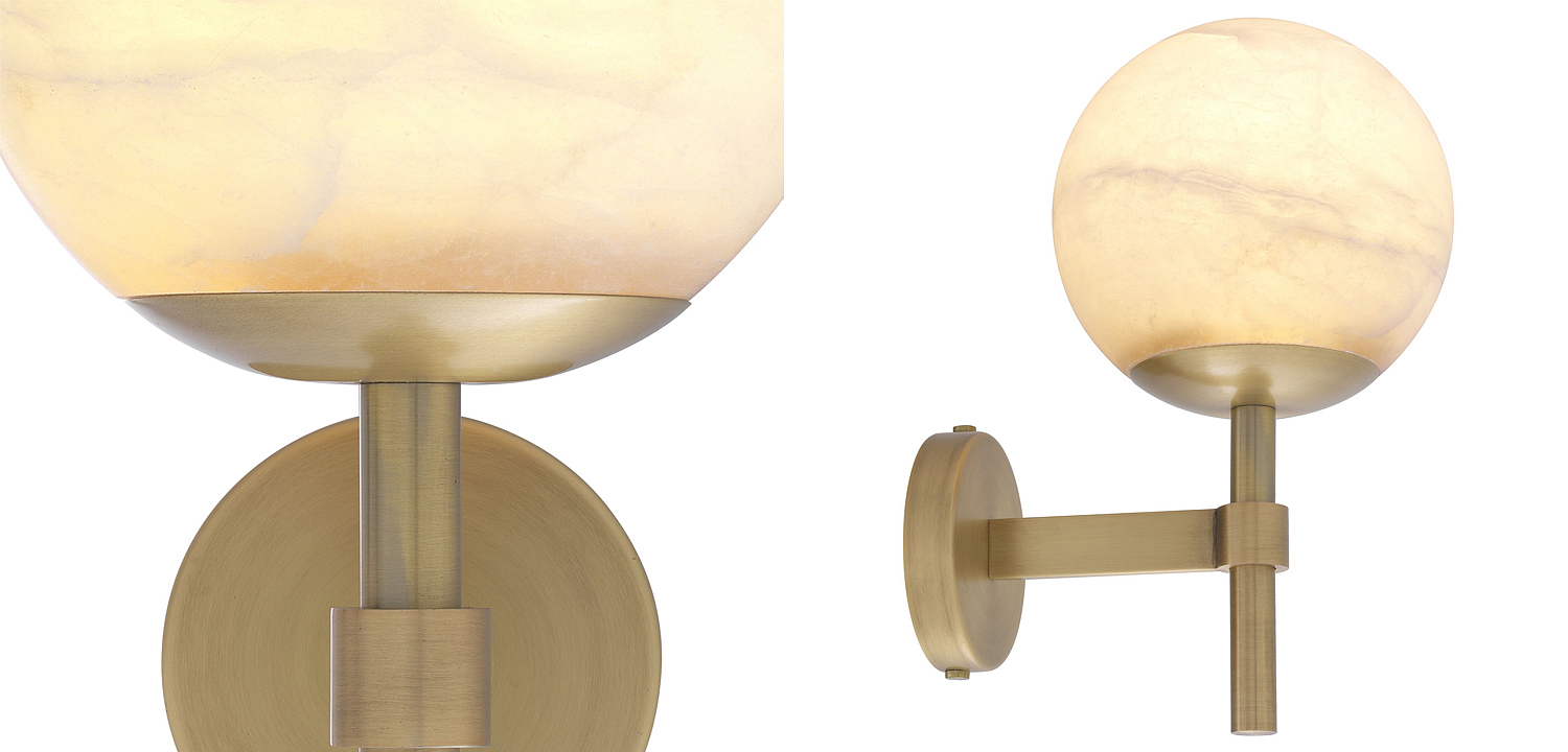 Бра Eichholtz Wall Lamp Jade alabaster Бра Eichholtz Wall Lamp Jade alabaster - Loft-Concept в Волгограде