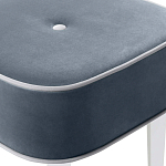 Квадратный мягкий пуф на белых ножках Winton Pouf Square варинант исполнения - 18 | Loft Concept в Волгограде