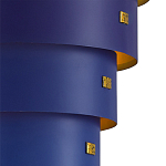 Подвесной светильник фигурный синий из 4-х широких колец Alternating Rings варинант исполнения - 2 | Loft Concept в Волгограде