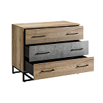 Комод с 3-мя ящиками в стиле лофт Urban Style Space варинант исполнения - 3 | Loft Concept в Волгограде