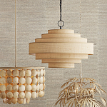 Люстра с каскадом из круглых декоративных элементов Texture Discs варинант исполнения - 4 | Loft Concept в Волгограде