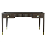 Письменный стол Elsa Dreams Walnut Шпон дерево с двумя ящиками варинант исполнения - 5 | Loft Concept в Волгограде