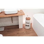 Керамический столик с деревянной столешницей "Пешка" варинант исполнения - 2 | Loft Concept в Волгограде