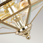 Потолочный светильник шестигранной формы с прозрачными стеклянным плафоном Elstead Lighting варинант исполнения - 11 | Loft Concept в Волгограде