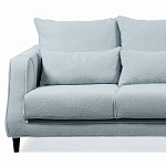 Диван Seldon с мягкими подушками голубое букле варинант исполнения - 4 | Loft Concept в Волгограде