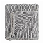 Плед из хлопка серого цвета Waffle Comfort варинант исполнения - 1 | Loft Concept в Волгограде