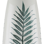 Настольная лампа овальная с тропическим принтом Stylized Aalm Leaves Motif варинант исполнения - 1 | Loft Concept в Волгограде