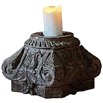 Подсвечник из массива тика Antique Solid Teak Candle Holder варинант исполнения - 1 | Loft Concept в Волгограде