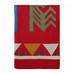 Плед хлопковый по мотивам чувашских орнаментов Ural and Siberian Patterns варинант исполнения - 5 | Loft Concept в Волгограде