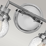 Бра для ванных комнат с прозрачным шарообразным плафоном из стекла с пузырьками на круглом основании Hinkley варинант исполнения - 20 | Loft Concept в Волгограде