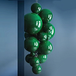 Люстра Grape Balls Зеленое стекло  варинант исполнения - 2 | Loft Concept в Волгограде