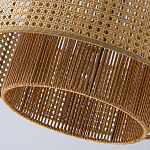 Подвесной светильник с абажуром из плтеного бамбука Light Inside the Cell варинант исполнения - 9 | Loft Concept в Волгограде